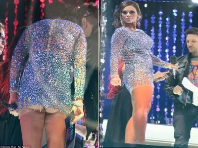 Ето как пухкава водеща стана за смях на Нова година (СНИМКИ)