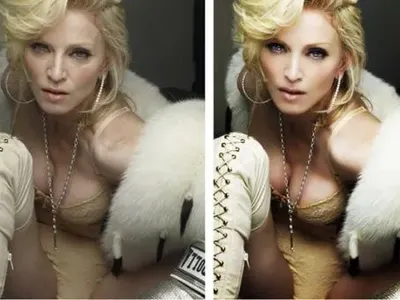 Познахте ли ги? Вижте звездите с и без фотошоп (СНИМКИ)