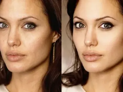 Познахте ли ги? Вижте звездите с и без фотошоп (СНИМКИ)