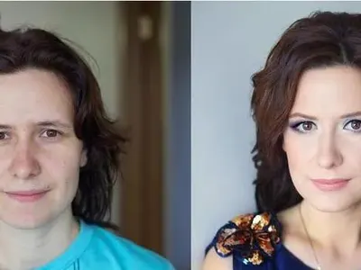 Вижте как гримът променя фрапиращо (СНИМКИ)