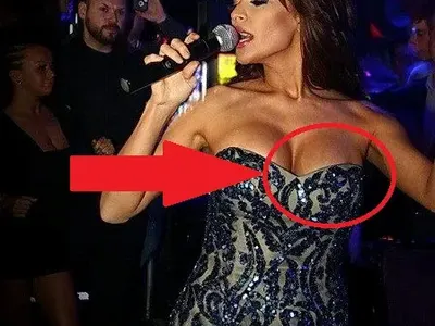 Преслава аха да сцепи рокля с бюст (СНИМКИ)