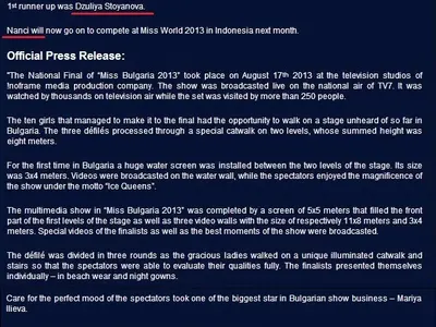 Международен скандал! Как се пише Нанси на английски? (От Мис Свят се бъзикат с нас)