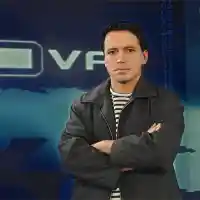 Васил Иванов на проби в Би Ти Ви (Поема сутрешния блок)