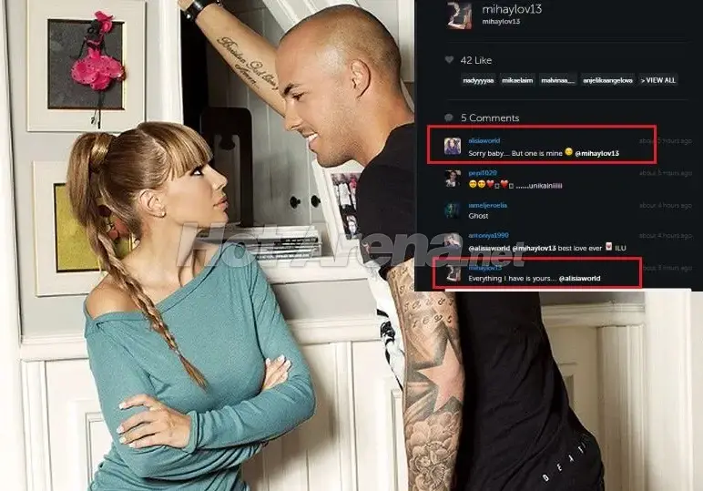 Алисия и Ники ПО-ВЛЮБЕНИ от всякога! Разменят си любовни бележки в мрежата! (Виж ги)