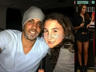 Ники Михайлов със сестра си на море (Елинор и Алисия – първи дружки)