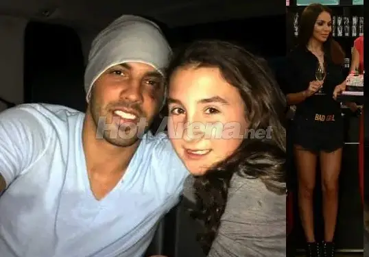 Ники Михайлов със сестра си на море (Елинор и Алисия – първи дружки)