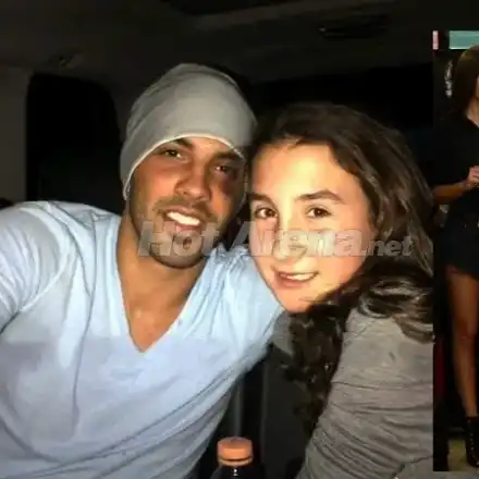 Ники Михайлов със сестра си на море (Елинор и Алисия – първи дружки)