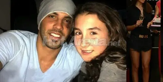 Ники Михайлов със сестра си на море (Елинор и Алисия – първи дружки)