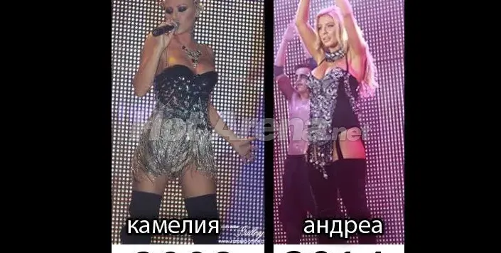 Фолк феновете ревнаха: Андреа, защо копираш Камелия?! (ФОТО ФАКТ)