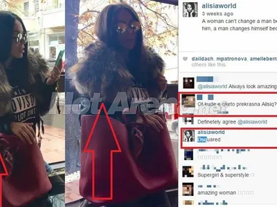 Голям резил! Хванаха Алисия да лъже за яке (СНИМКИ как купува менте, а го представя за оригинално)