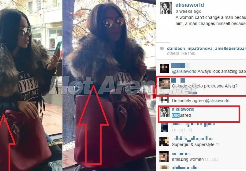 Голям резил! Хванаха Алисия да лъже за яке (СНИМКИ как купува менте, а го представя за оригинално)