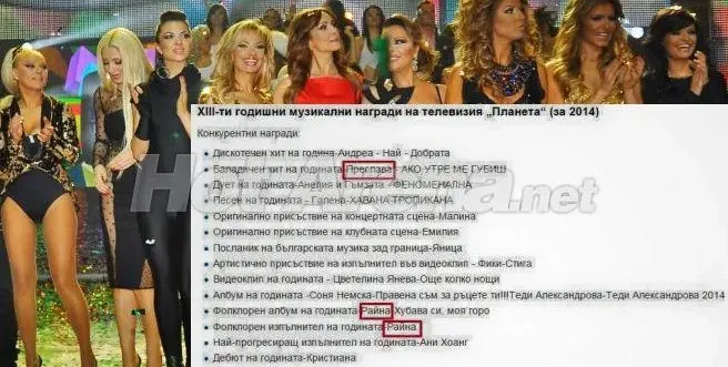 Ден преди наградите на Планета: ИЗТЕЧЕ таен списък с победителите (Вижте го ТУК)