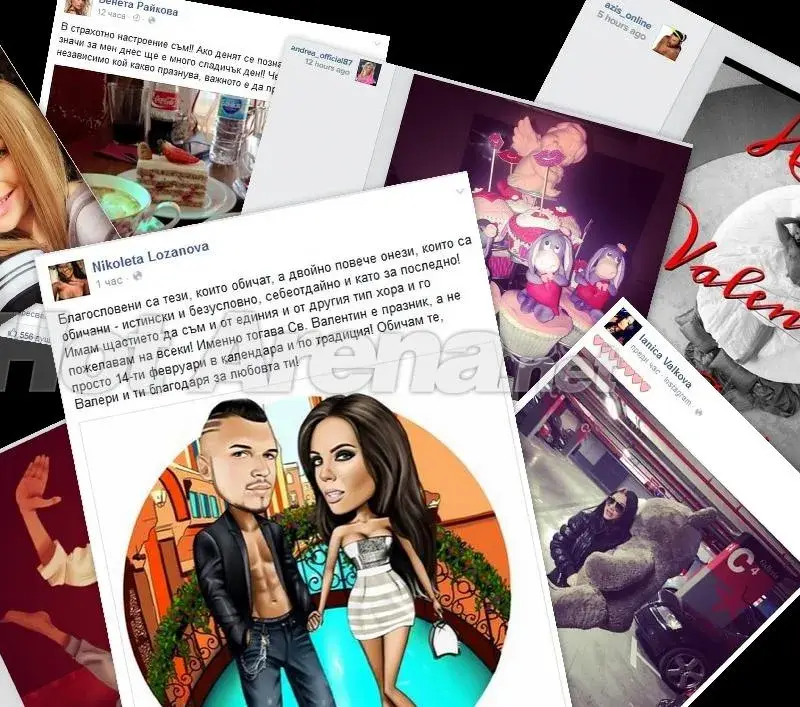Става горещо на Свети Валентин! Николета заложи на бутиковото, Алисия фенка на пошляпването (Вижте любовните трепети на ВИП-овете)