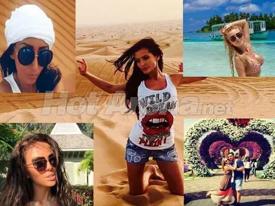 Дубай стана квартал на фолка! Мавриций и Малдивите запазена марка на плеймейтките (Пълна галерия от звезден рай!)