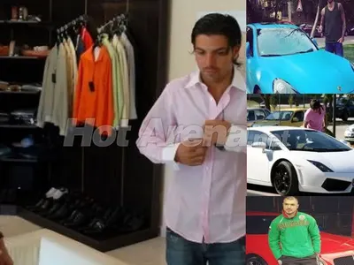 Върхът на тузарията! Благо не облича една дреха два пъти! (+ Вижте манията на футболистите по колите – СНИМКИ)