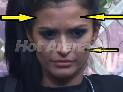 Биг Брадър, не показвай повече лицето на Преслава в близък план! (Певицата пъпчаса като приятелката си в къщата Мона В.)