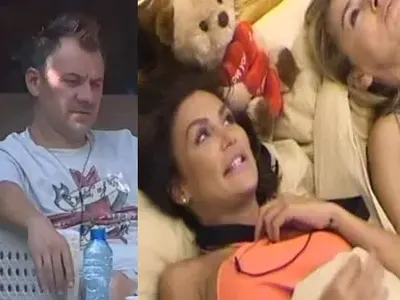 Моника и Гъмов играят театър (Моделката чисти имидж, като уж се влюбва в беден актьор)