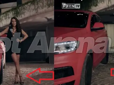 Тъп гаф в новия клип на Алисия (Вижте какво се случва, след като певицата излиза от джипа, подарък от Ники М.)