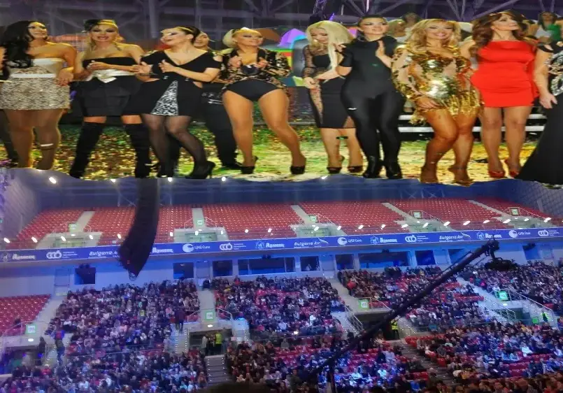 Чалгаджийки пяха пред рехава зала в Арена Армеец