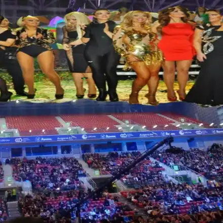 Чалгаджийки пяха пред рехава зала в Арена Армеец