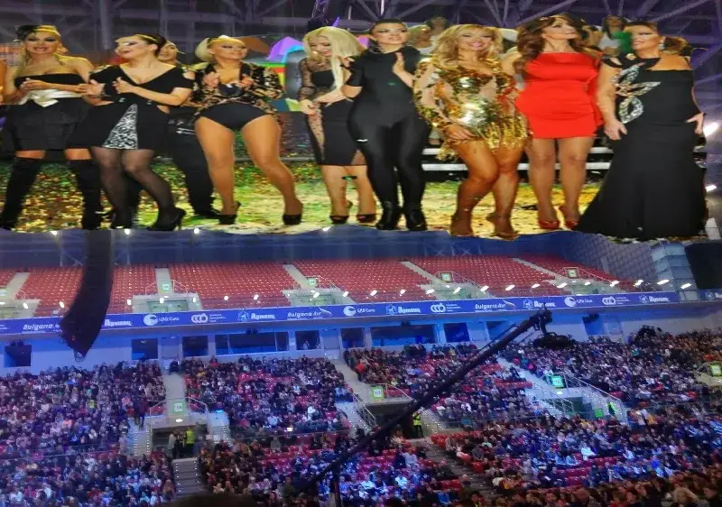 Чалгаджийки пяха пред рехава зала в Арена Армеец