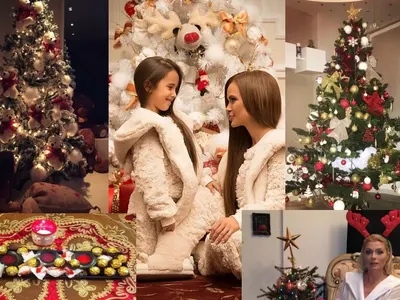 Звездни коледни украси! Мария, Моника и Цвети Янева с приказни елхи! (Вижте най-оригиналните празнични СНИМКИ)