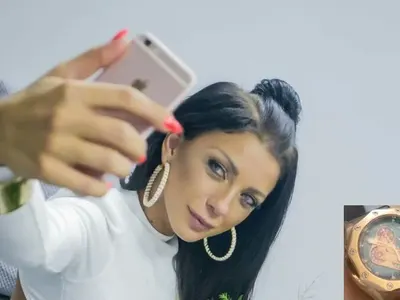 С две леви ръце! Емануела строши часовник за 150 бона подарък от Слави Транспорта (Снимки)