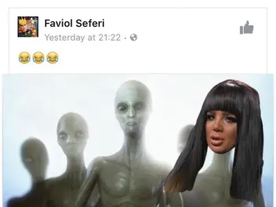 Спукаха от подигравки любовницата на Митко Динев, плейбойката Мартина! Вижте най-яките колажи (Снимки)