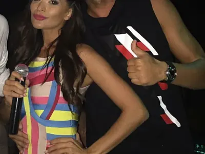 Нова бройка в тефтерчето? Преслава смени Слави с Теодор Салпаров, показа вкус към високи мъже