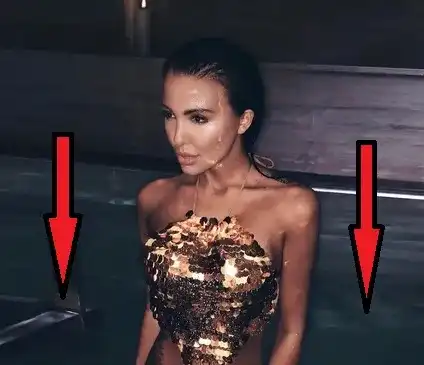 Николета скри най-милото си под златен ръчно изработен бански! Ето какъв разкрач показа (СНИМКА)