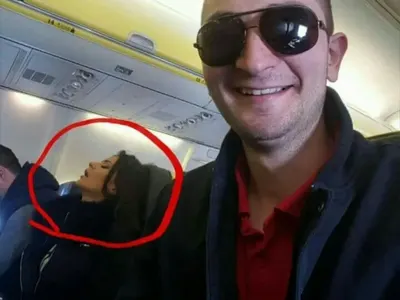 РЕЗИЛ! Преслава хърка като селски каруцар след няколко питиета, заглуши рева на самолетните двигатели (Уникално фото)