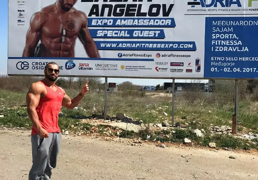 Посрещат Лазар Ангелов като цар! Спортистът с билбордове в целия свят