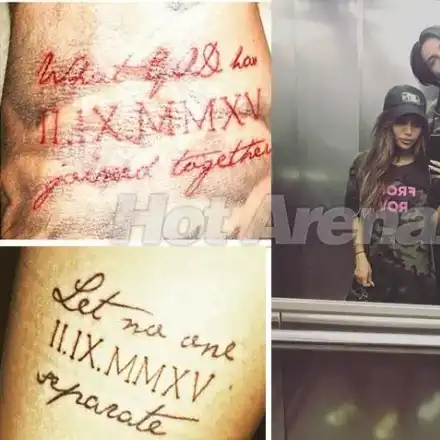 Идилия! Благо и Есмер лъснаха с нови татуировки, за да не забравят кога са се оженили! (Защо детето не фигурира в сметките им?)