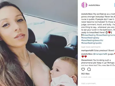 Мика Сточикова кърми публично: Когато обядвате в банята, тогава и аз ще кърмя там! (ФОТО)