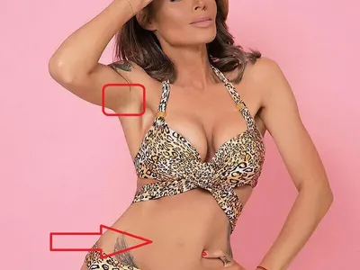 Срамота! Златка без пъп и с косми под мишниците въпреки фотошопа! (Снимка)