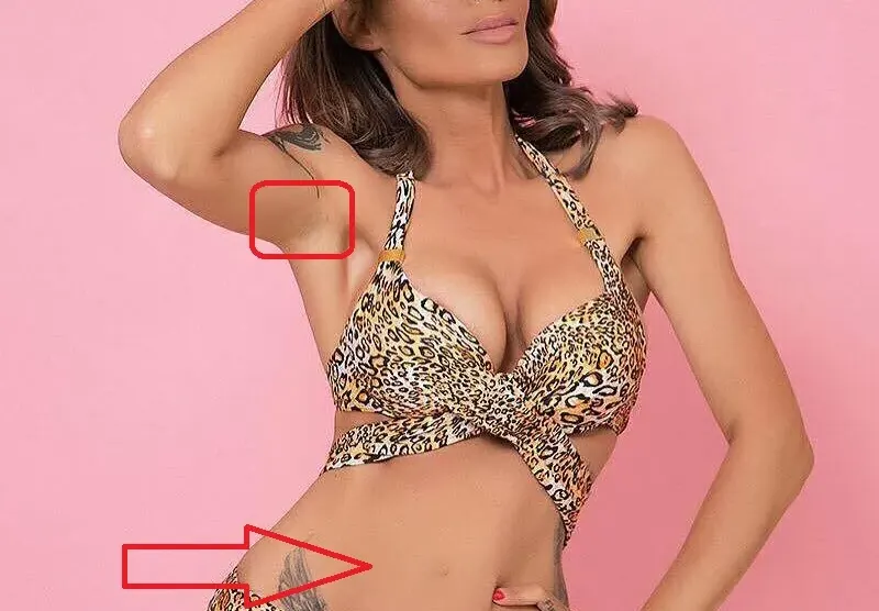 Срамота! Златка без пъп и с косми под мишниците въпреки фотошопа! (Снимка)