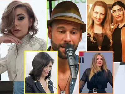 Евгени Минчев пусна „Гилотината“: Петя Дикова с атрибути от гардероба на попфолка, метално бижу подчертава окосмението на Дидо като във филм за възрастни, Софка е като в скалп на седалка и още....  (Снимки)