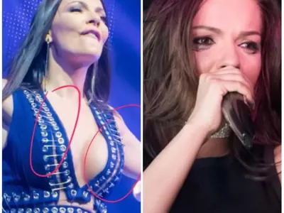 Галена пее по зърна и с размазан грим на участия (снимки)