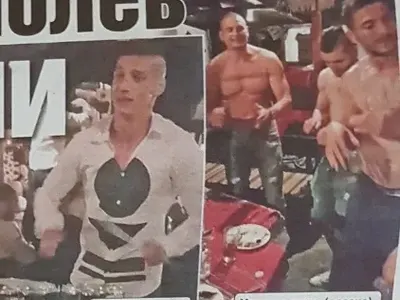 Часове след като стана баща на дъщеря: Станислав Манолев се напи като свиня! (Шок снимки от чалга кръчма)