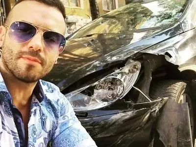 Крум се отърва на косъм в зловеща катастрофа