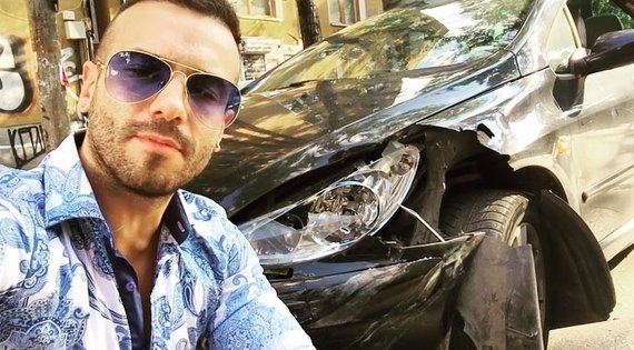 Крум се отърва на косъм в зловеща катастрофа