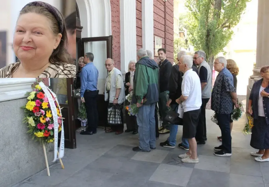 Стотици се простиха с Ванча Дойчева, погребват я до съпруга й