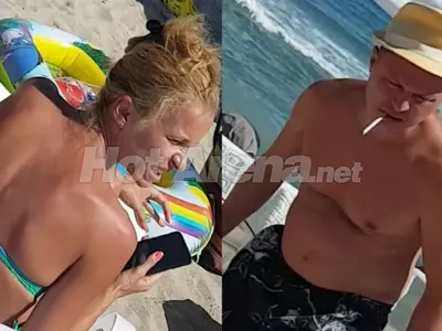 Бомба в HotArena! Жената на Гъмзата го хвана на калъп с друга на плажа! Последва нещо уникално! ПАПАРАШКИ СНИМКИ
