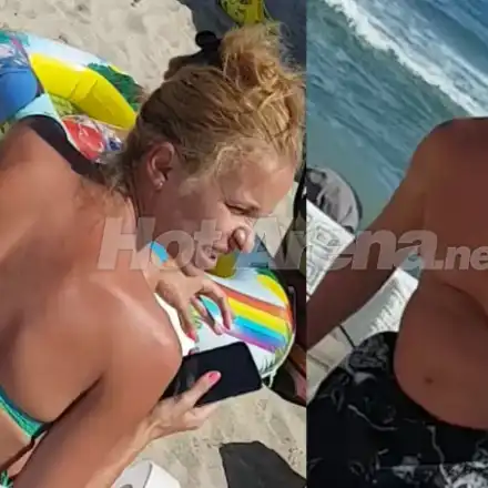 Бомба в HotArena! Жената на Гъмзата го хвана на калъп с друга на плажа! Последва нещо уникално! ПАПАРАШКИ СНИМКИ