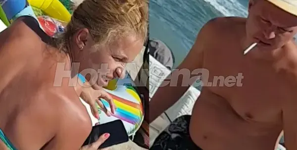 Бомба в HotArena! Жената на Гъмзата го хвана на калъп с друга на плажа! Последва нещо уникално! ПАПАРАШКИ СНИМКИ