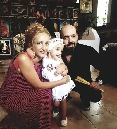 Дичо и Карина кръстиха дъщеря си