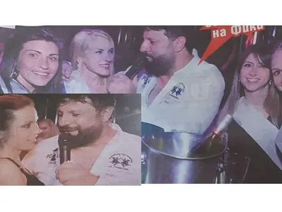 Шаферки щипят Стораро! Певецът стана част от моминско парти