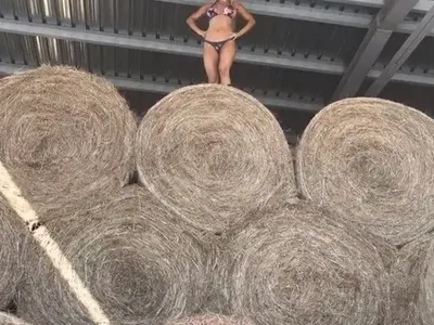 Кечистът Русев и съпругата му Лана доят крави в пловдивско село за американско реалити! Отпразнуваха 1 година от сватбата (СНИМКИ)