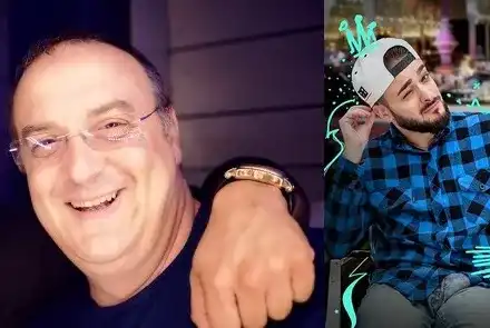 Краси Радков стана шут на Криско срещу 3 бона! Актьорът му игра кючеци и натъпка кюфте в устата на изпълнителя, докато му лепят столевки по челото (Подробности)