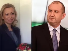 Палавница от ГЕРБ сваля Румен Радев!  Проби охраната на държавния глава, за да му прошепне нещо тайно на ушенце